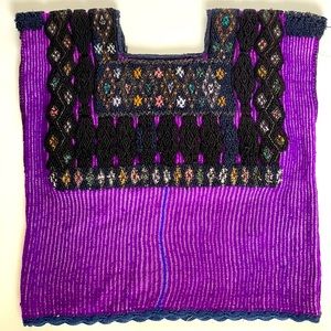 Handmade embroidered Oaxaca Huipil